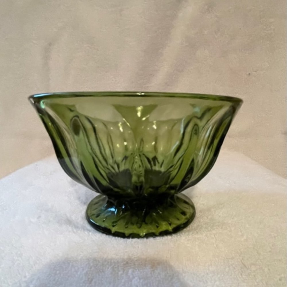 Vintage Green Candy Dish